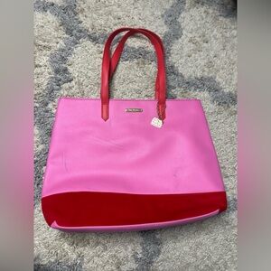 Juicy Couture Pink and Red Tote Bag